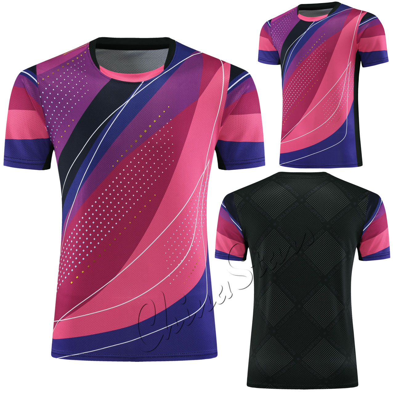 Table Tennis Name - CHHR-Maillot de tennis de table en
