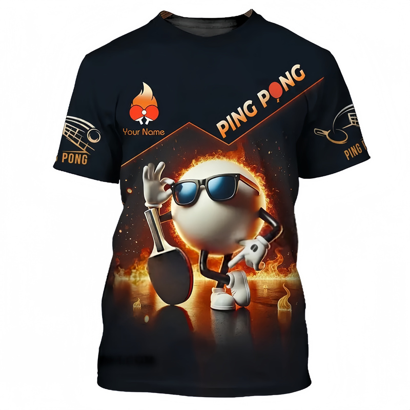 Tennis de Table motif T-Shirt  - Table Tennis Name avis et prix