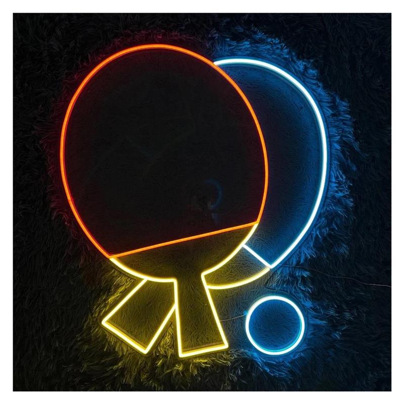 Panneau néon LED en forme de p - Hall Table Tennis avis et prix
