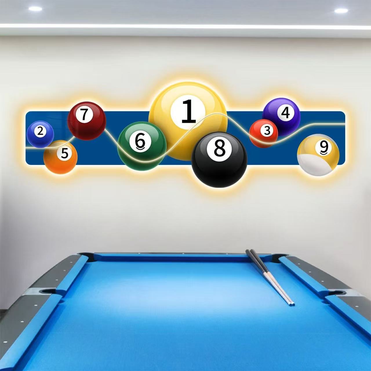Peinture décorative lumineuse  - Hall Table Tennis avis et prix