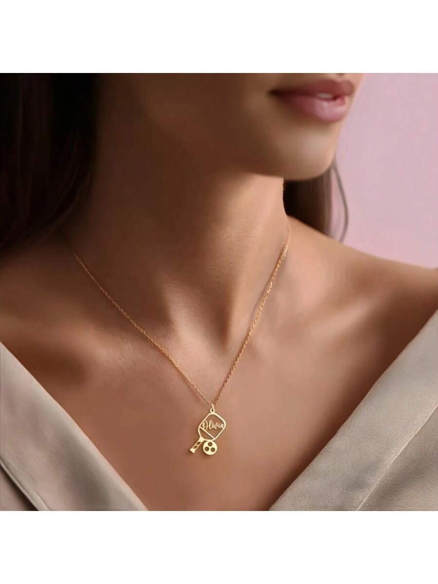 Collier personnalisé avec le n - Table Tennis Name avis et prix